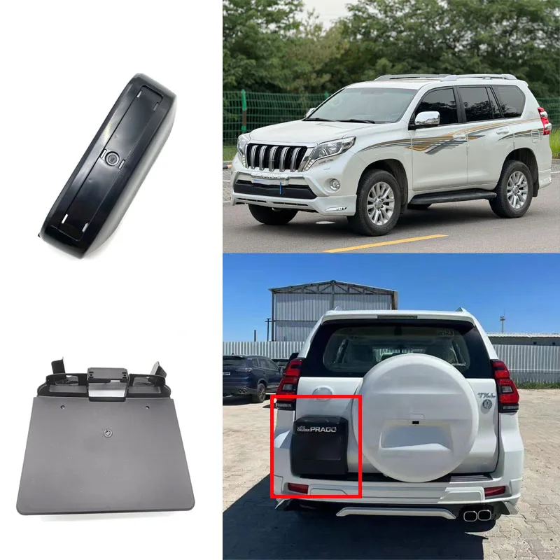 

Suitable for Toyota Land Cruiser KDJ155 LC150 PRADO 2700 4000 2010-2018 rear door and rear door plate lamp cover frame