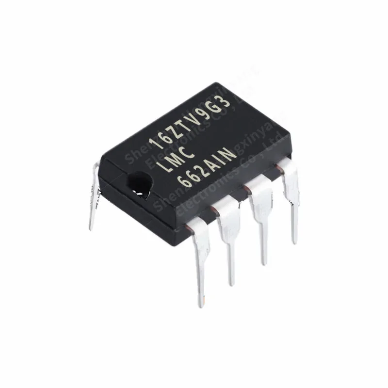 10PCS LMC662AIN cryobleached operational amplifier is plugged into DIP8