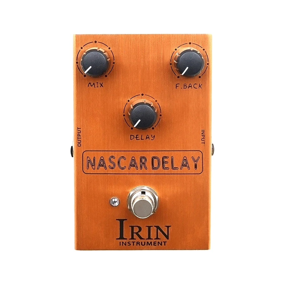 

IRIN Electric Guitar Effects Pedal Speaker Tone Simulation Distortion Delay Metal Housing String Instrument Parts & Accessories