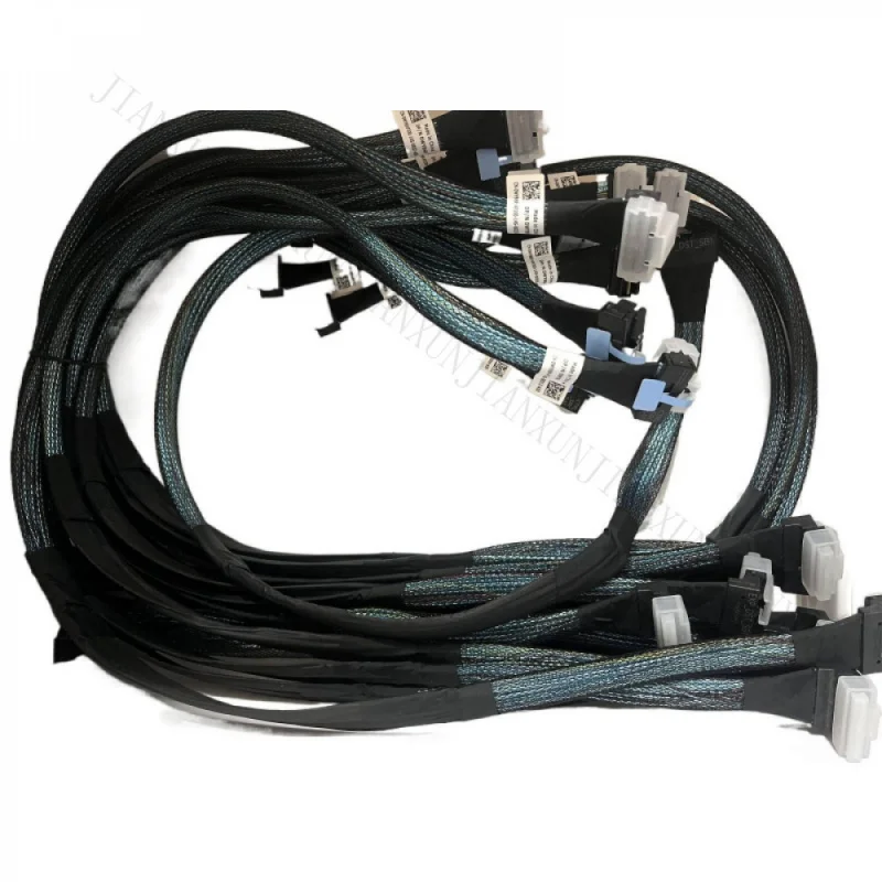 S+1Pcs New For Dell PowerEdge R750 R7525 24 BAY Server PERC RAID SAS Cable WY86P
