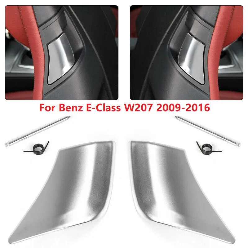 

Left Right Side Car Front Seat Backrest Lock Switch Back Handle Cover 2079108506 2079108606 For Benz Coupe W204 W207 2008-2016