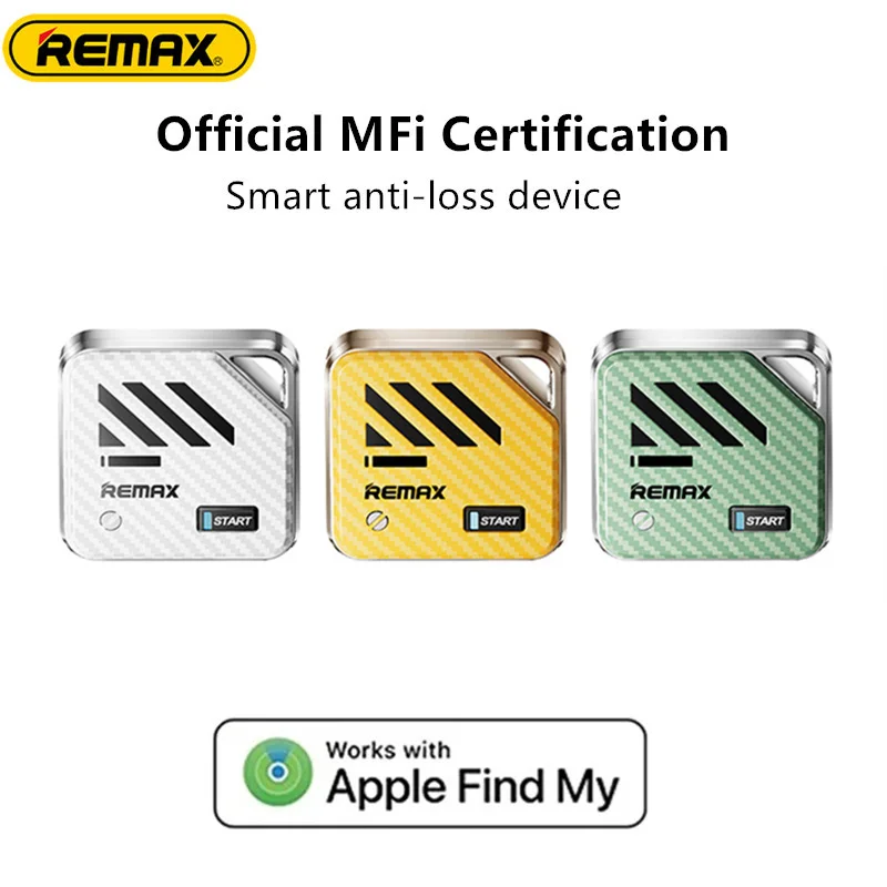 REMAX Smart Global Position Item Tracking Finder Works For Apple Find My App Bluetooth Anti-Lost Tag Alarm Reminder For Pet/Key