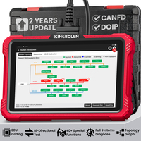 New KINGBOLEN K10 Elite All System Diagnostic Tools ECU Coding 40+ Service CANFD Bidirectionnal OBD2 Scanner 2 Year Free Update