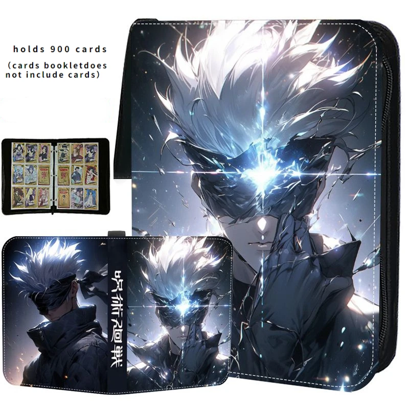 Jujutsu Kaisen Anime Collection Card Album Book Folder Phantom Parade 400pcs/900pcs Zipper Card Binder Holder