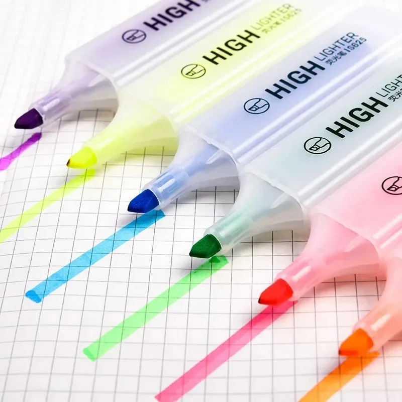 

Fluorescent Highlighters for Students,Teachers Use - Ideal for Notetaking, Marking,Back-to-School Supply and Holiday Gift Choice