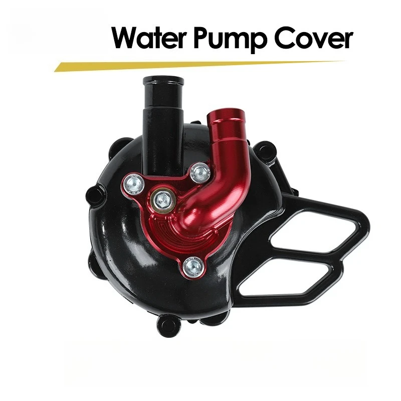 2026 CNC Aluminum Water Pump Cover for 06-08 50cc Liquid-Cooled Mini Dirt Bike, Durable Modified Parts view 2