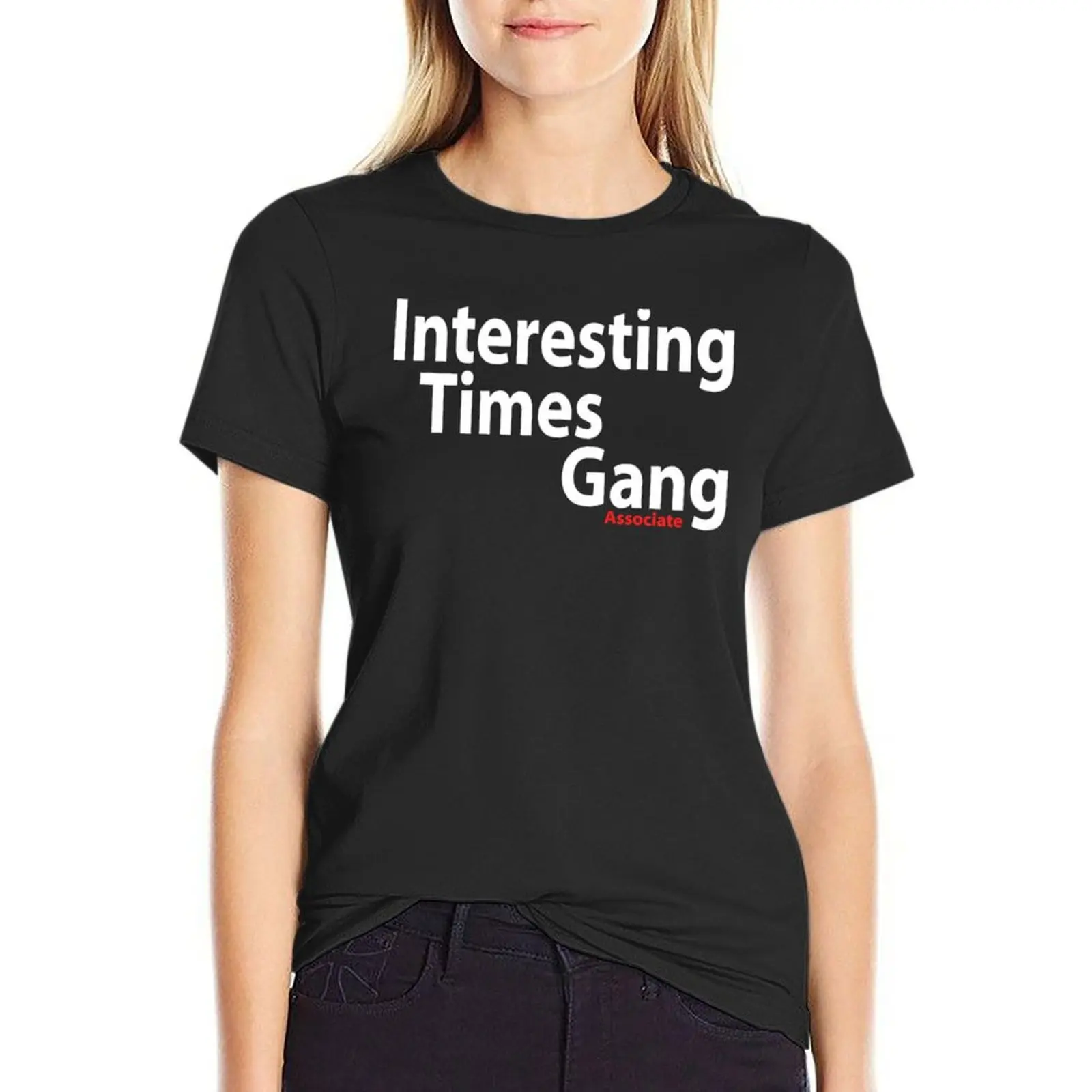 The Culture's Interesting Times Gang, Iain M Banks SCI-FI classic. T-Shirt Short sleeve tee fashion woman blouse 2024