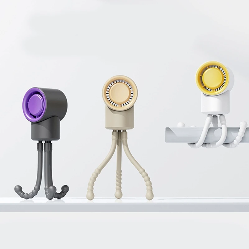 عربات الأطفال المحمولة القابلة لإعادة الشحن ، مروحة الطفل المحمولة مع حوامل مرنة ، هدية للأطفال ، سيارة ، مكتب