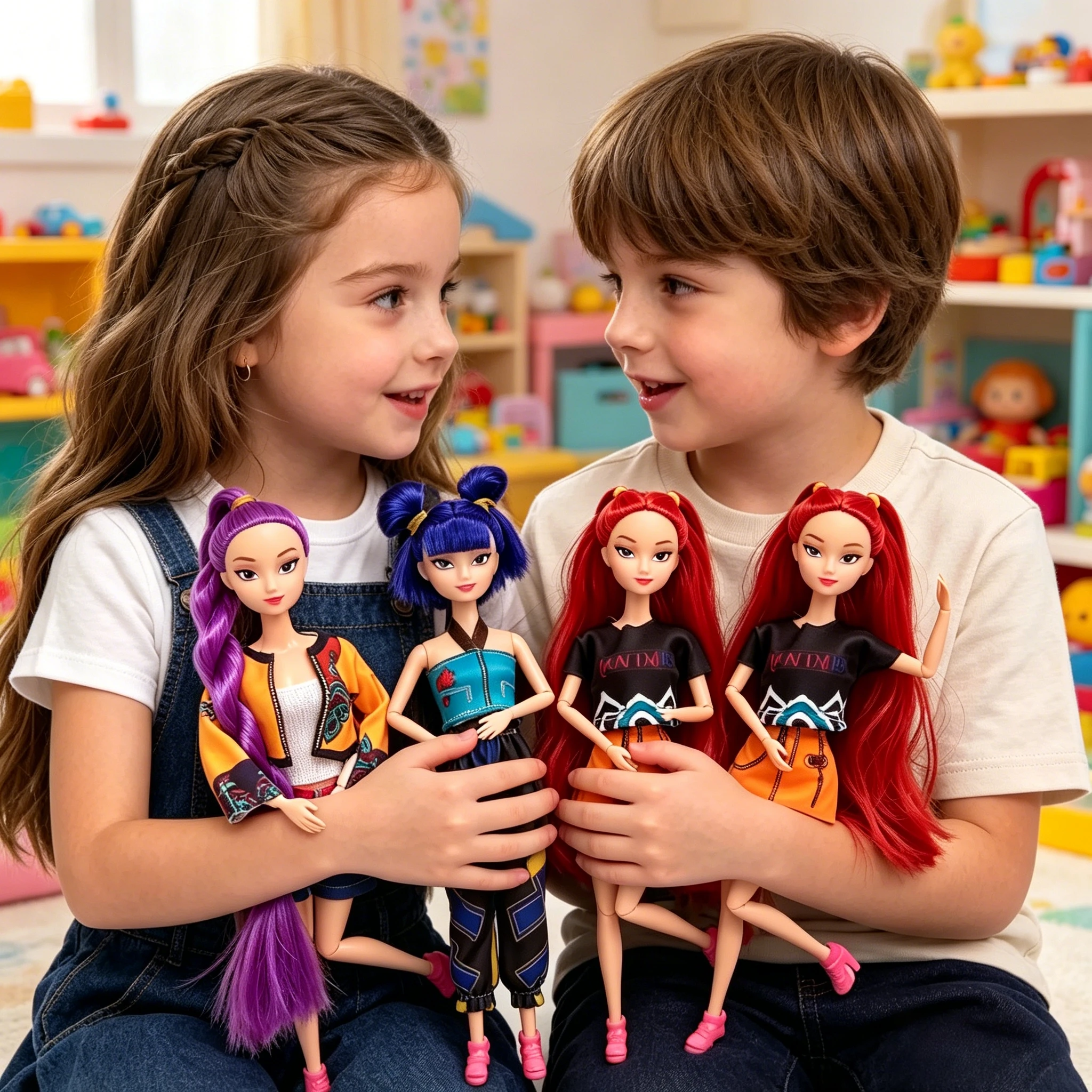 New 30cmPrincess Doll Rumi Mira Zoey Exquisite Action Figure DIY Toy Premium Plastic Model Perfect Collection and Gift for Girls