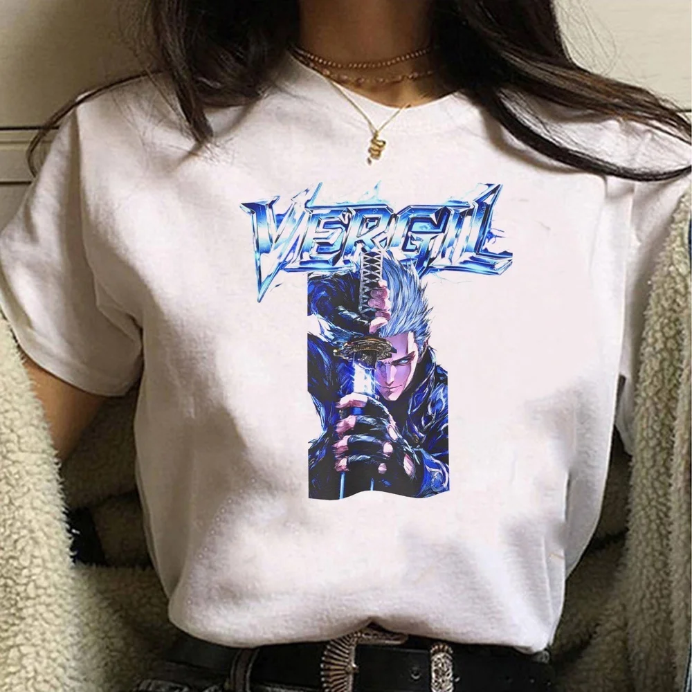 Devil May Cry top tees women goth japan dollette gyaru meme t-shirt gyaru 2000s cutecore dollette