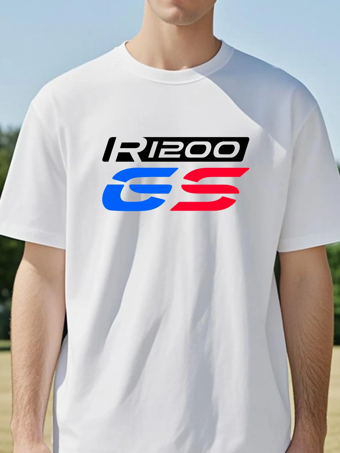 

Summer Man Motorcycle GS R 1200 Print T Shirt fashion casual Comfortable Breathable Tops T-shirt o-neck Short Sleeve tee