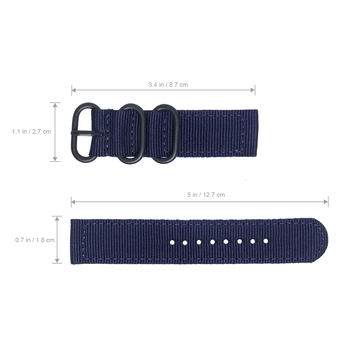 

18 Mm Nylon Strap Watch for Men Adjustable Straps 18mm Man Wristbands