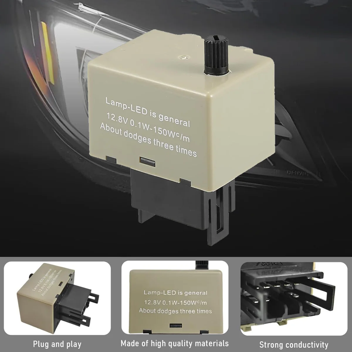 8 PKT Flasher Assy Relay, Flasher Relay for Car Speed Adjustable OEM: 81980-34020 81980-02030 81980-53010 81980-500