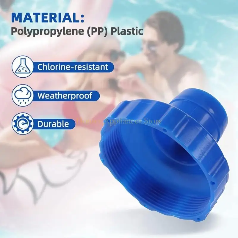D0AB Pool Skimmer Adapters متوافقة مع 28000e Skimmer Wall Mount Hose Adapter Poolming Pool Connector Small Filter Adapter