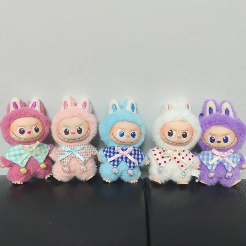 

Одежда Только 4,0 Код сердца Мини- LABUBU Одежда для кукол Ткань в горошек с подвеской в виде капель воды LABUBU 4-го поколения Dress-Up