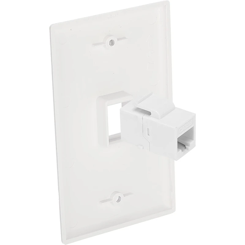 Single Gang RJ45 Network Wall Plate Faceplate 10PCS Hot Sale in Stock