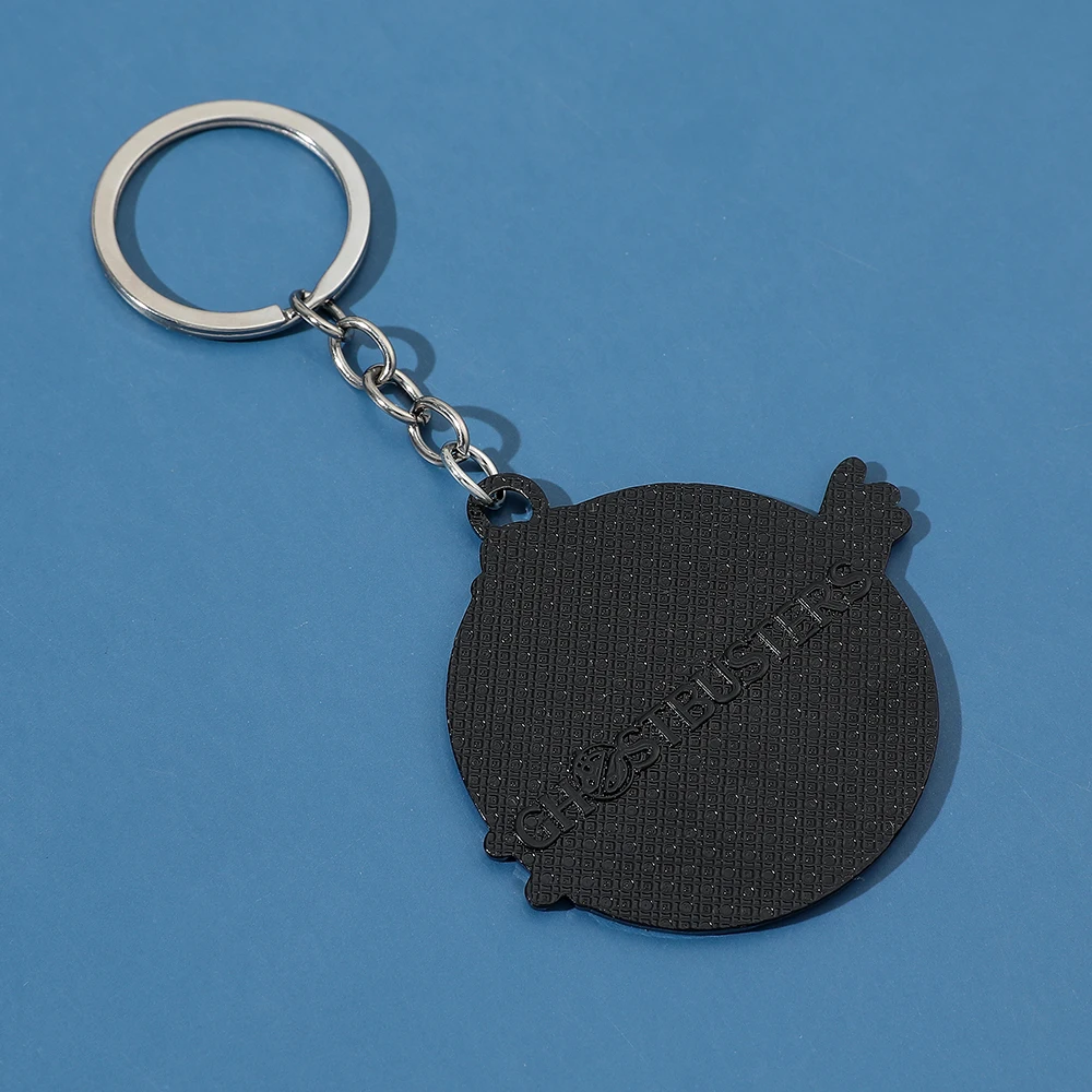 Ghostbusters Red Keychain Death Squads Keyring Unisex Jewelry Chaveiro for Women And Men