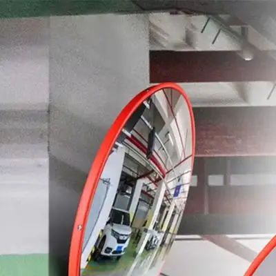 Convex PC Mirror 12 18 Inch Wide Angle Blind Spot Safety Reflector For Road Parking Garage Driveway Corner Security Traffic Sign