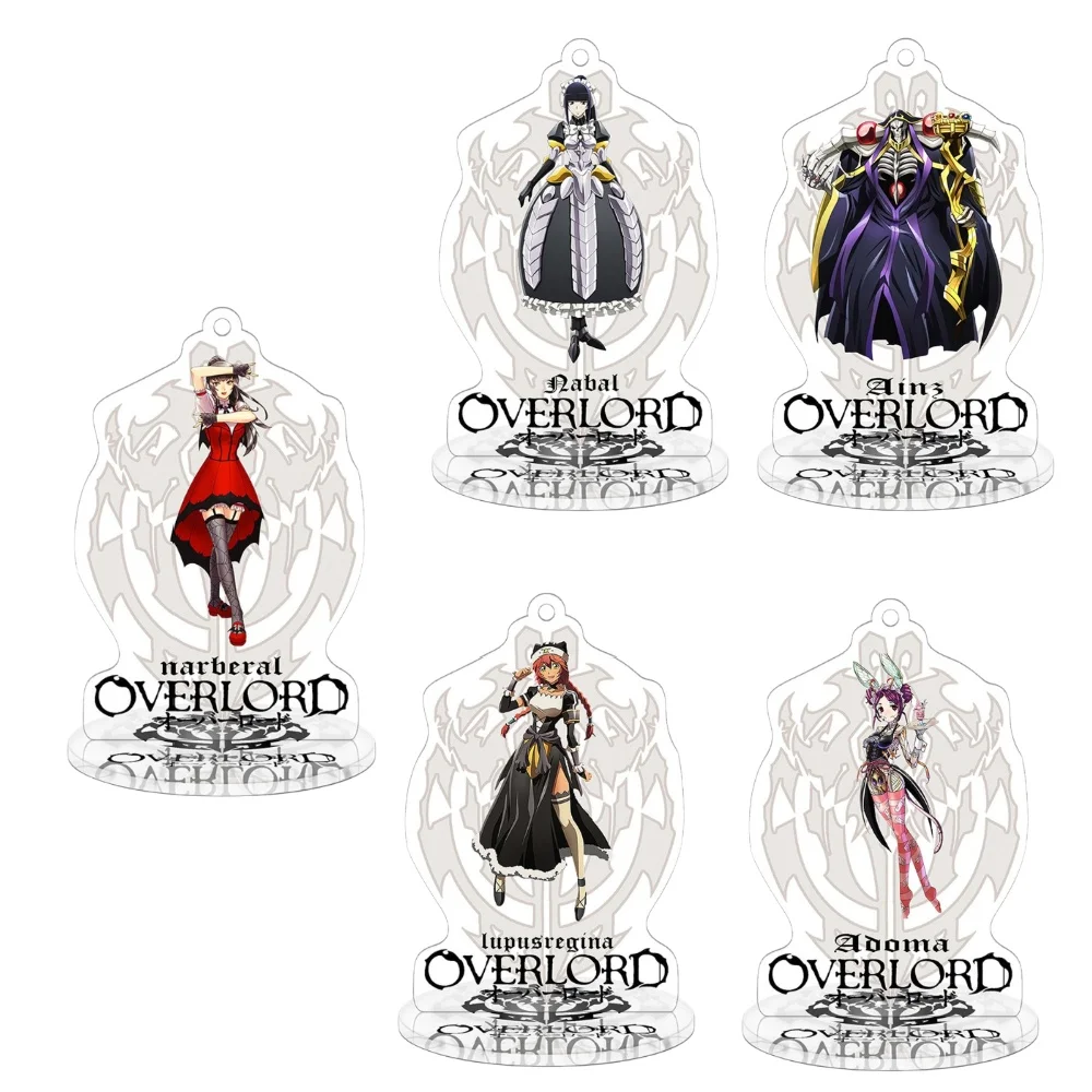 Hot Anime Overlord Acrylic Stand Model Cosplay Characters Ornament Accessories Goods Collection Gifts 15cm