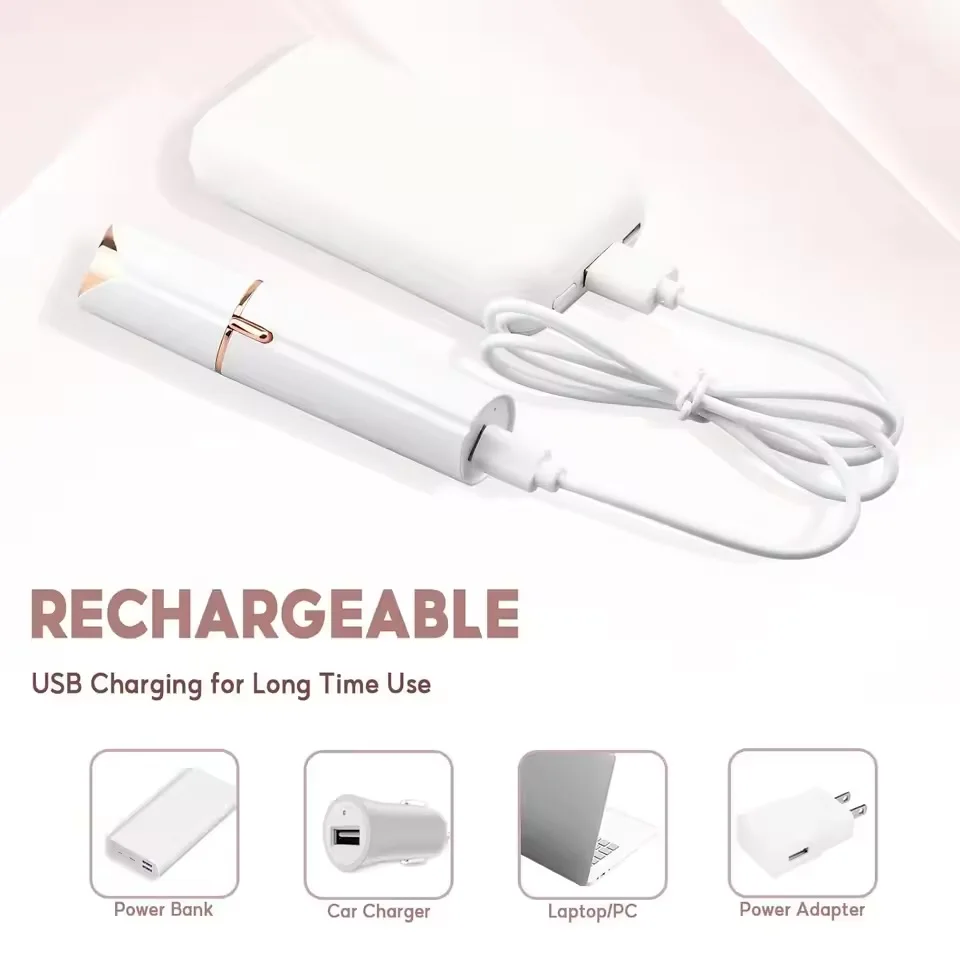 女性用眉毛除去、電動口紅脱毛機、女性用脱毛器、顔脱毛器、顔シェーバー、シェーバー