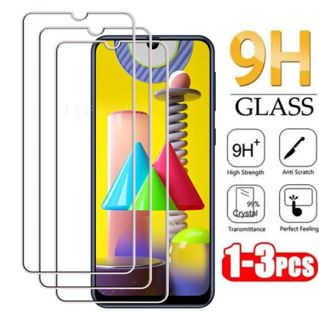 

HD Original Tempered Glass FOR Samsung Galaxy M31 Prime 6.4"GalaxyM31 SM-M315F M315 Screen Protective Protector Cover Film