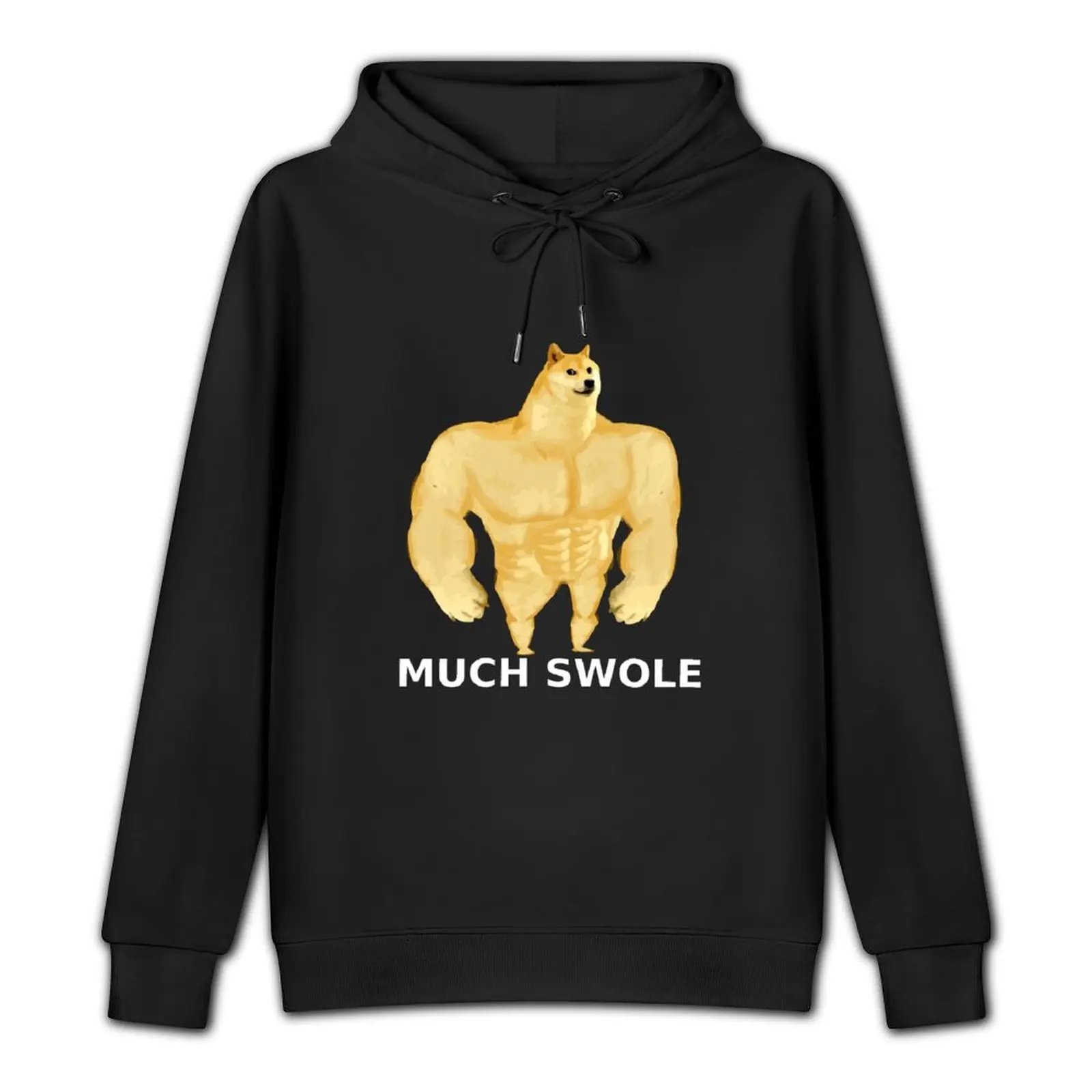 Swole Doge Buff Doge - MUCH SWOLE! Pullover Hoodie anime clothes winter clothes men's autumn clothes big size hoodie