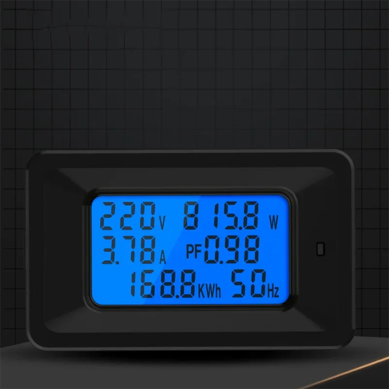 الفولتميتر الرقمي مقياس التيار الكهربائي اختبار الطاقة مقياس الطاقة المنزلية متعددة الوظائف عداد كهربائي الفولتميتر تستر كاشف المؤشر #1
