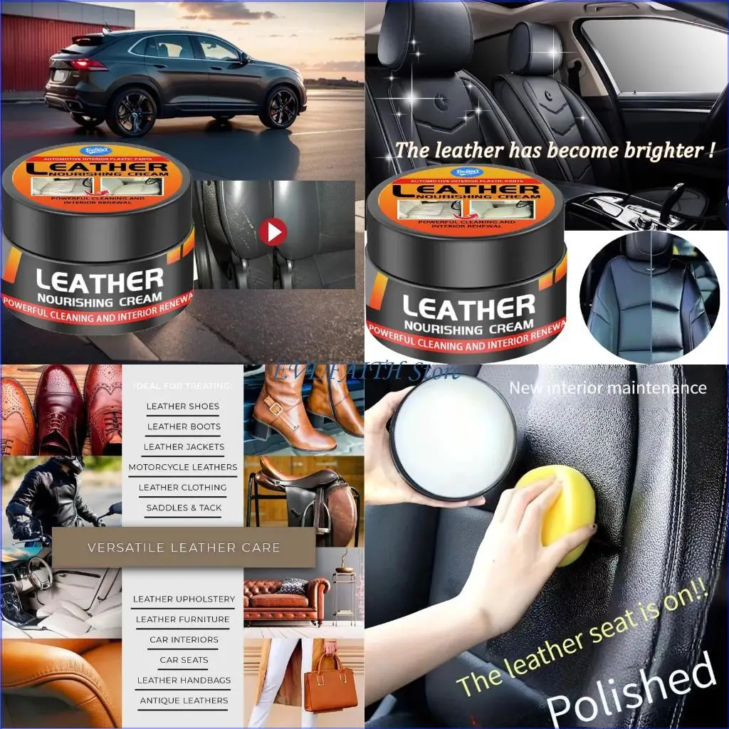 124B Professional Leather Restoration Formula 50g for Cars Furniture & Accessories