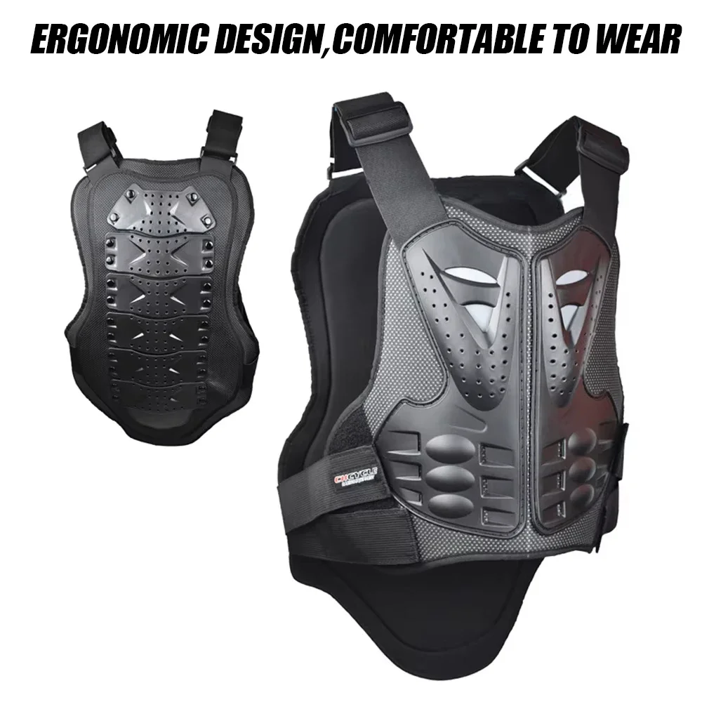 Custom Adult Motorcycle Chest Protector Riding Armor Back Protector Motocross Off-Road Racing Vest