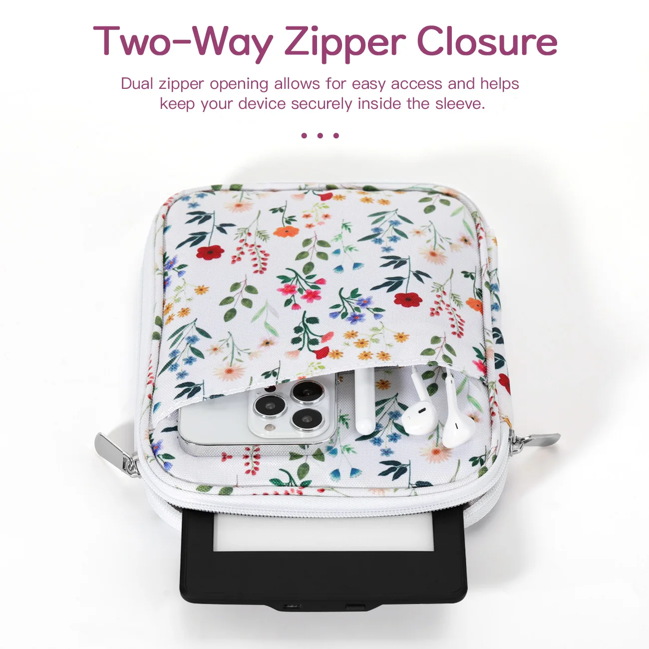 Custodia da trasporto con manica da 6-7 pollici per Kindle Colorsoft Signature Edition da 7 pollici Custodia protettiva con custodia protettiva per Kindle Oasis da 6"