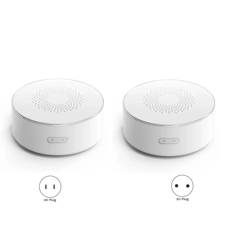 Tuya Smart Zigbee Siren Wireless Audible And Visible Alarm 100Db Anti-Tamper AC Power Work Volume Adjustment