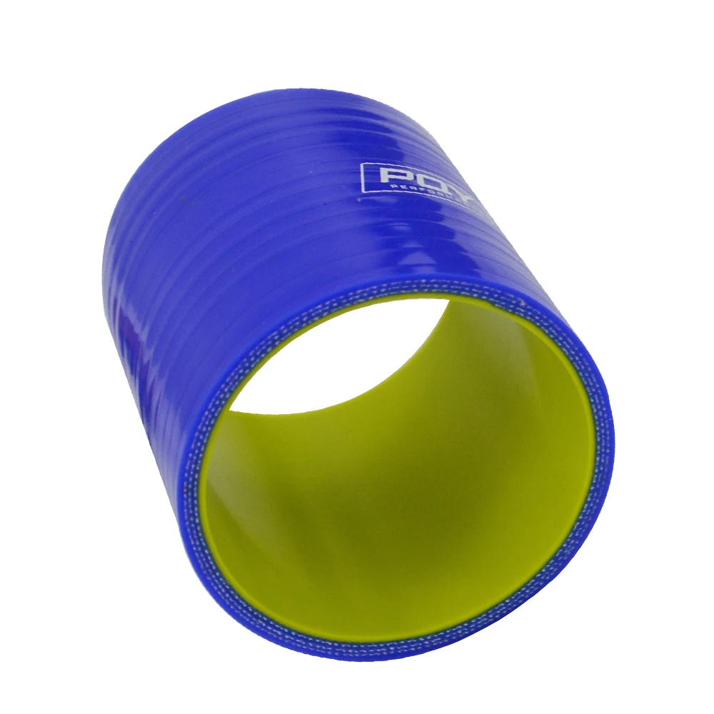 VR - الأزرق والأصفر 2.5 "64 مللي متر مستقيم سيليكون المبرد توربو كمية الأنابيب المقرنة خرطوم VR-SH0025-QY #5