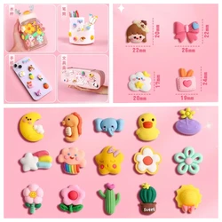 80 pcs of new cartoon animal fruit 3D stickers Kawaii DIY stickers refrigerator stickers water cup stickers file box sticker