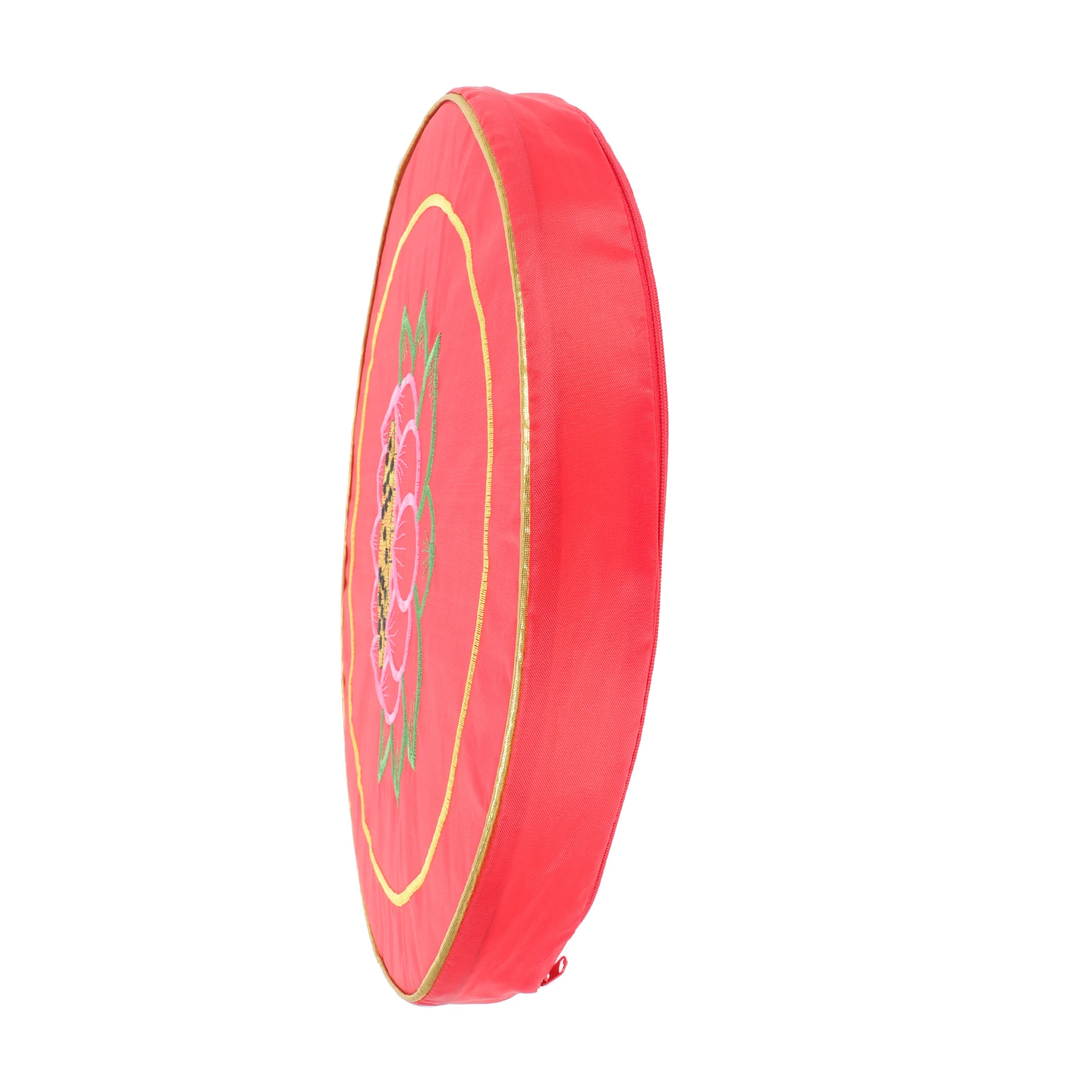 

1pc Meditation Cushion Red Round Seat Yoga Praying Mat Home Decor Child Pearl Cotton Chanting Supply