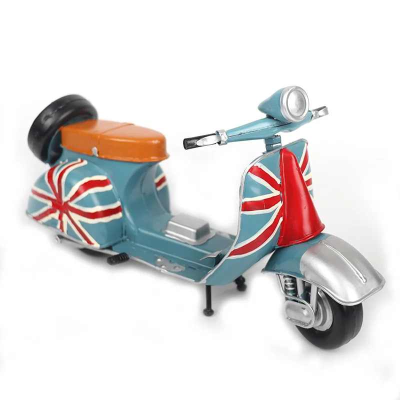 Motorfiets Model Creatieve Kleine Scooters Model Tank Simulatie Ambachten Desktop Raamdecoratie Europese Kleine Plaats Gift