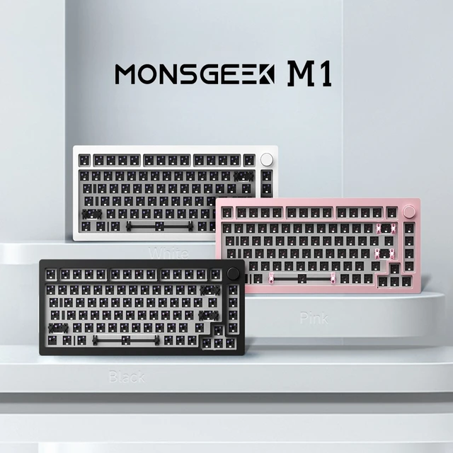 MonsGeek M1 Keyboard DIY Kit 75% Barebone RGB Hot-swap ANSI/ISO Version  Gaming Mechanical Keyboard CNC Metal with Gasket-Mounted - AliExpress 7