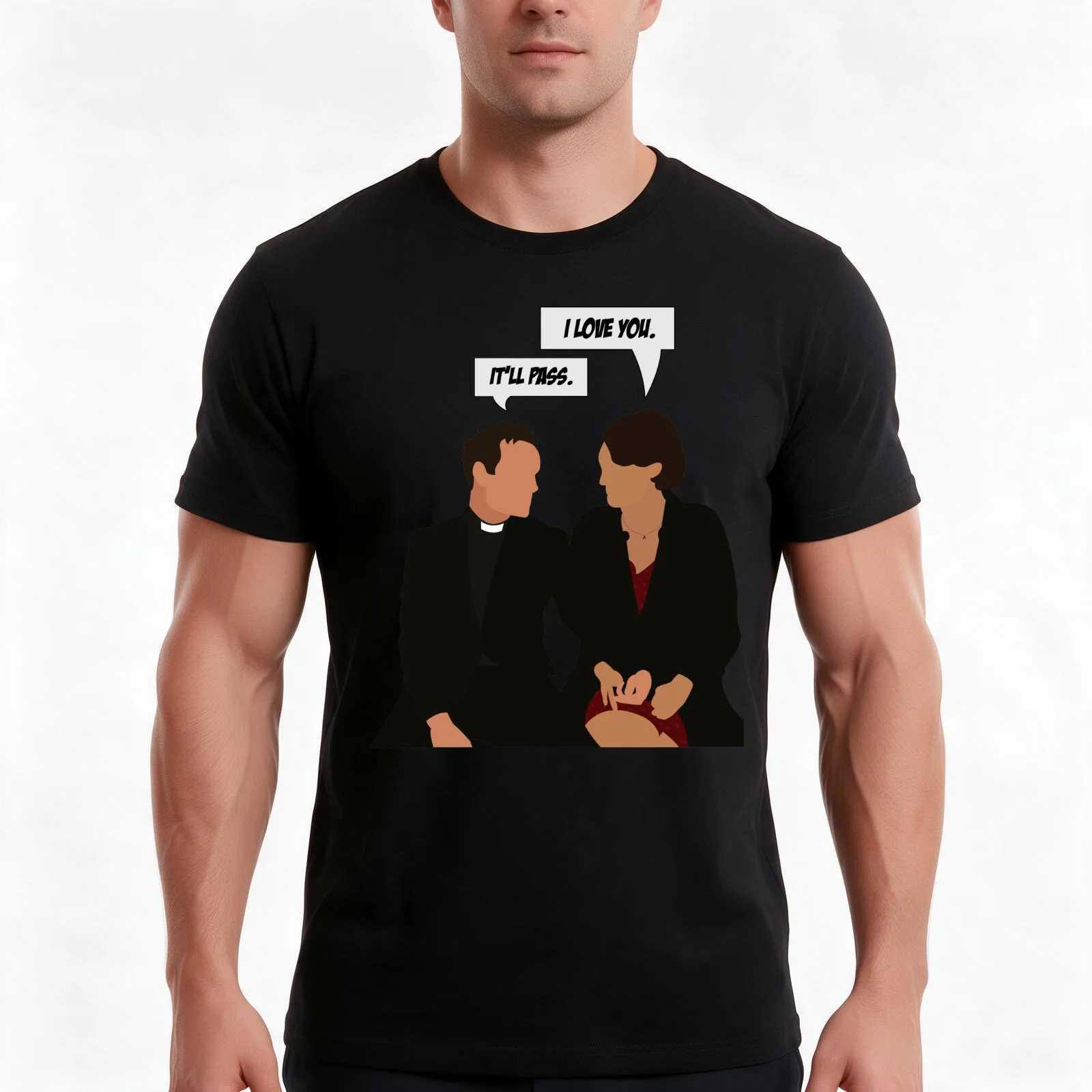 it'll pass T-Shirt, Summer Casual Cotton Tee, Oversized Streetwear Tops, Vintage Graphic Print, Loose Fit Short Sleeve