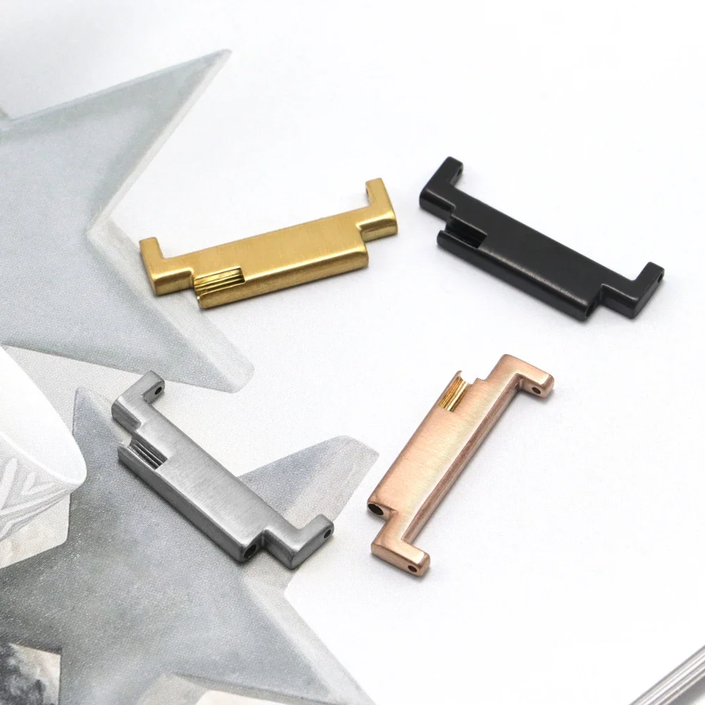 2pcs Strap Adapters 20mm To 18mm 20mm 22mm To 20mm Quick Release Pins Connectors Watch Band Spring Bars Accessories