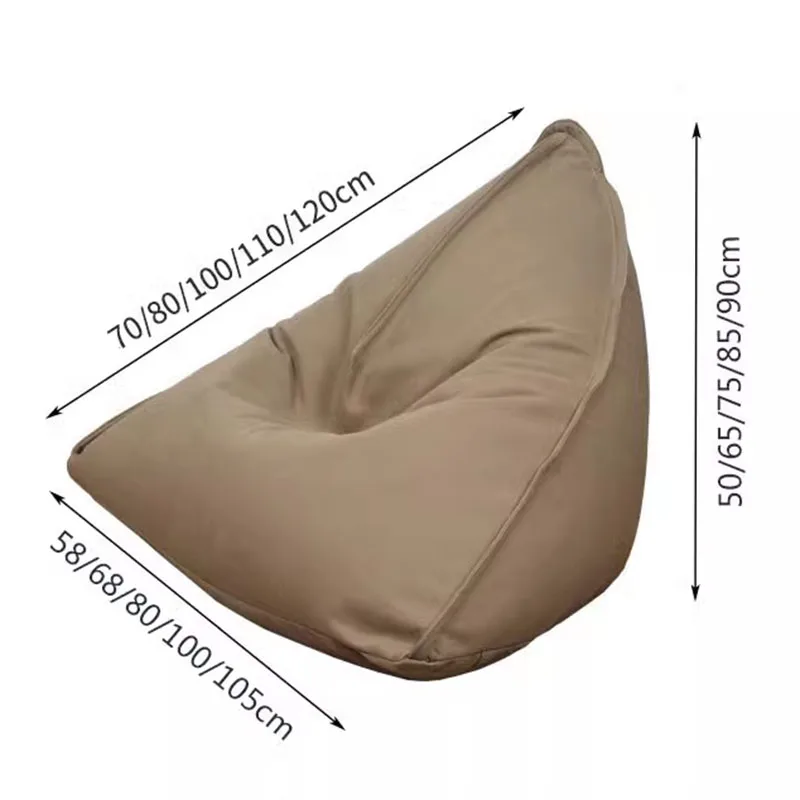 Saco de feijão macio à prova dwaterproof água sofá tamanho grande rosa crianças relaxante saco de feijão sofá uma pessoa moderno sillon inflável