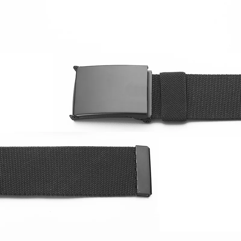 Beliebter Nylon-Gürtel mit glatter Schnalle, gewebter elastischer Bund, taktische Outdoor-Militär-Trainingsjeans für Herren, vielseitiger Gürtel – Detail 19