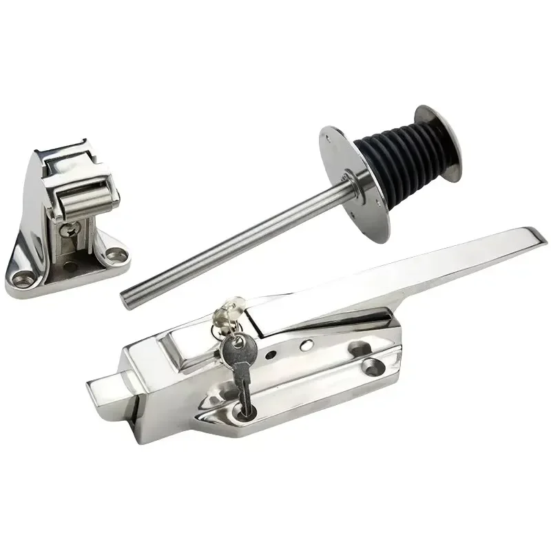 Stainless Steel 304 Cold Storage Freezer Refrigerator Door Handle Latch Industrial Cabinet Furniture Handle