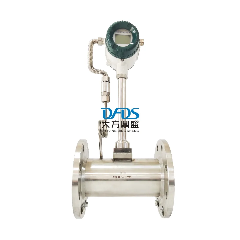 

-20-+250℃ 1.0% Accuracy 24VDC Compact Type General Air Vortex Shedding Flow Meter Steam Flow Meters