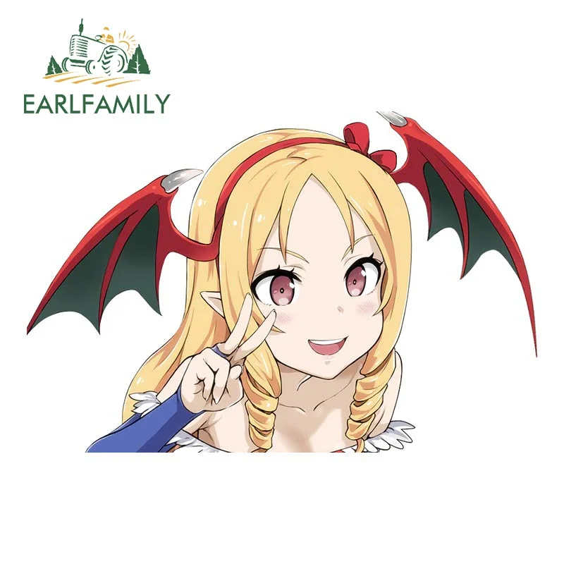 EARLFAMILY 13cm x 8,7 cm para Manga Sensei Yamada pegatinas de coche oclusión rasguño calcomanías impermeables parabrisas estilo de coche