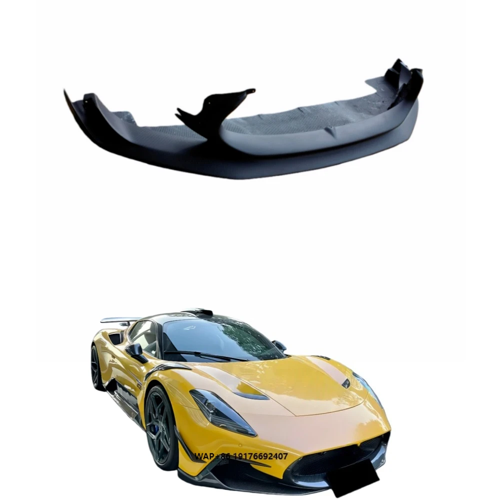 

Automotive Modification OEM Style Matte Dry Carbon Fiber Front Lip Front Shovel Suitable forMaserati MC20