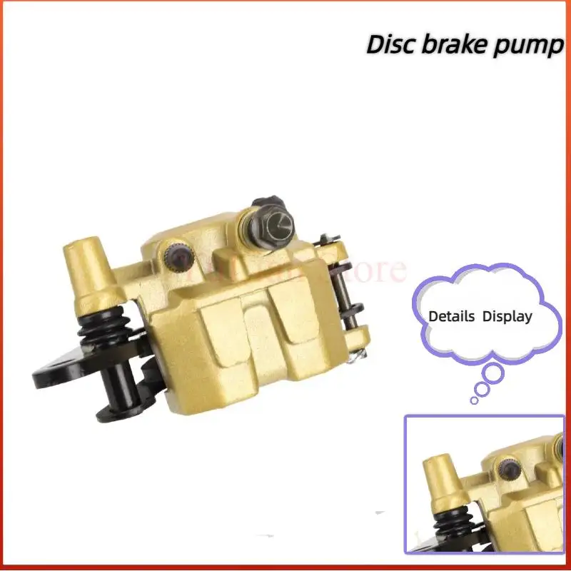 Pinza de freno delantera con pastilla de freno YBR-125-FBC, conjunto de pinza de freno delantera de metal con seguridad mejorada para YBR125 2007 a 2017