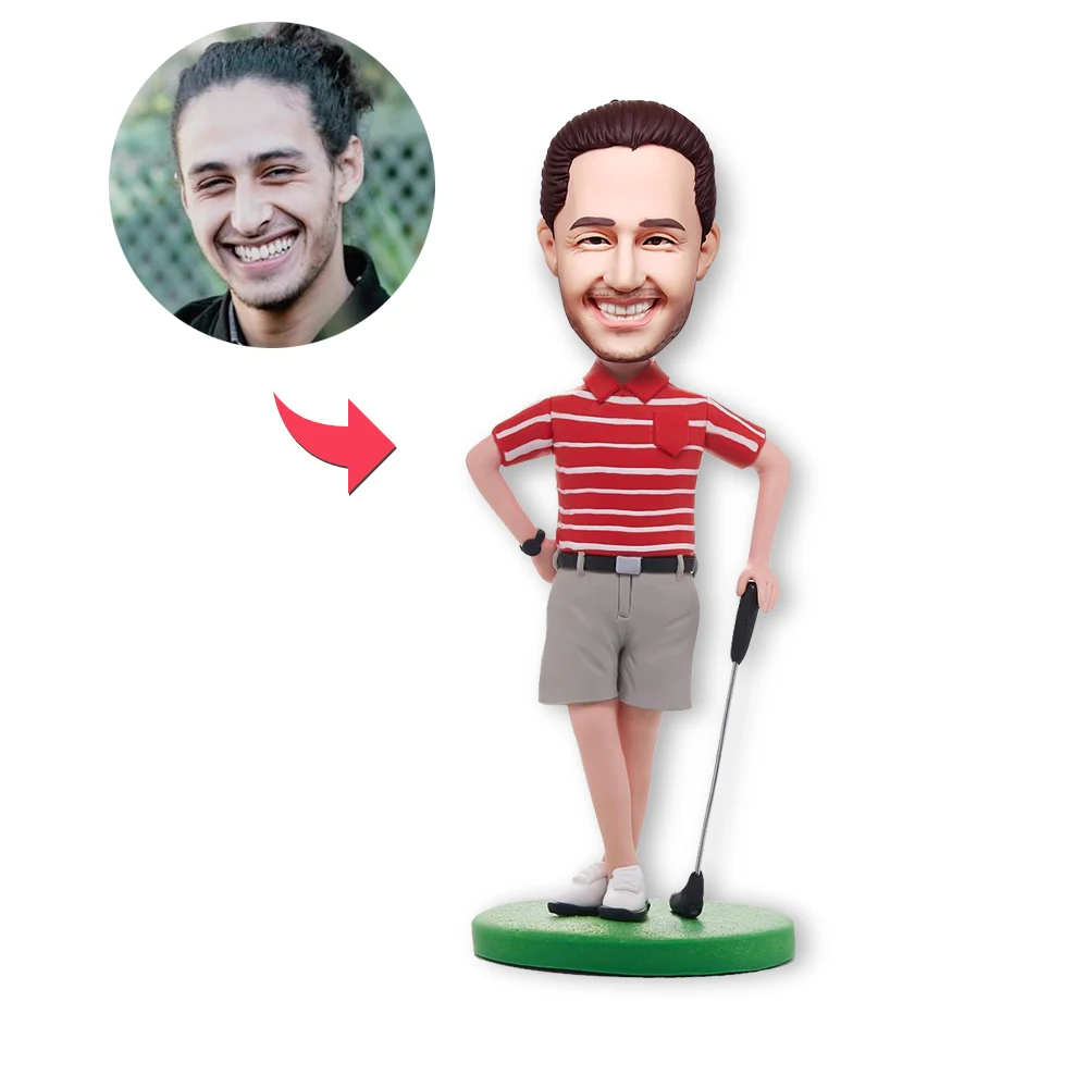 

Fully Custom Golf Bobblehead Figurine Personalized Gifts Valentine's Day Gift Business Gift Father Gift Boyfriend Gift Based o