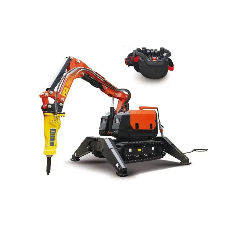 Mini Remote Demolition Robot Compact Hydraulic Hammer Machine for Interior Wall Floor and Foundation Removal