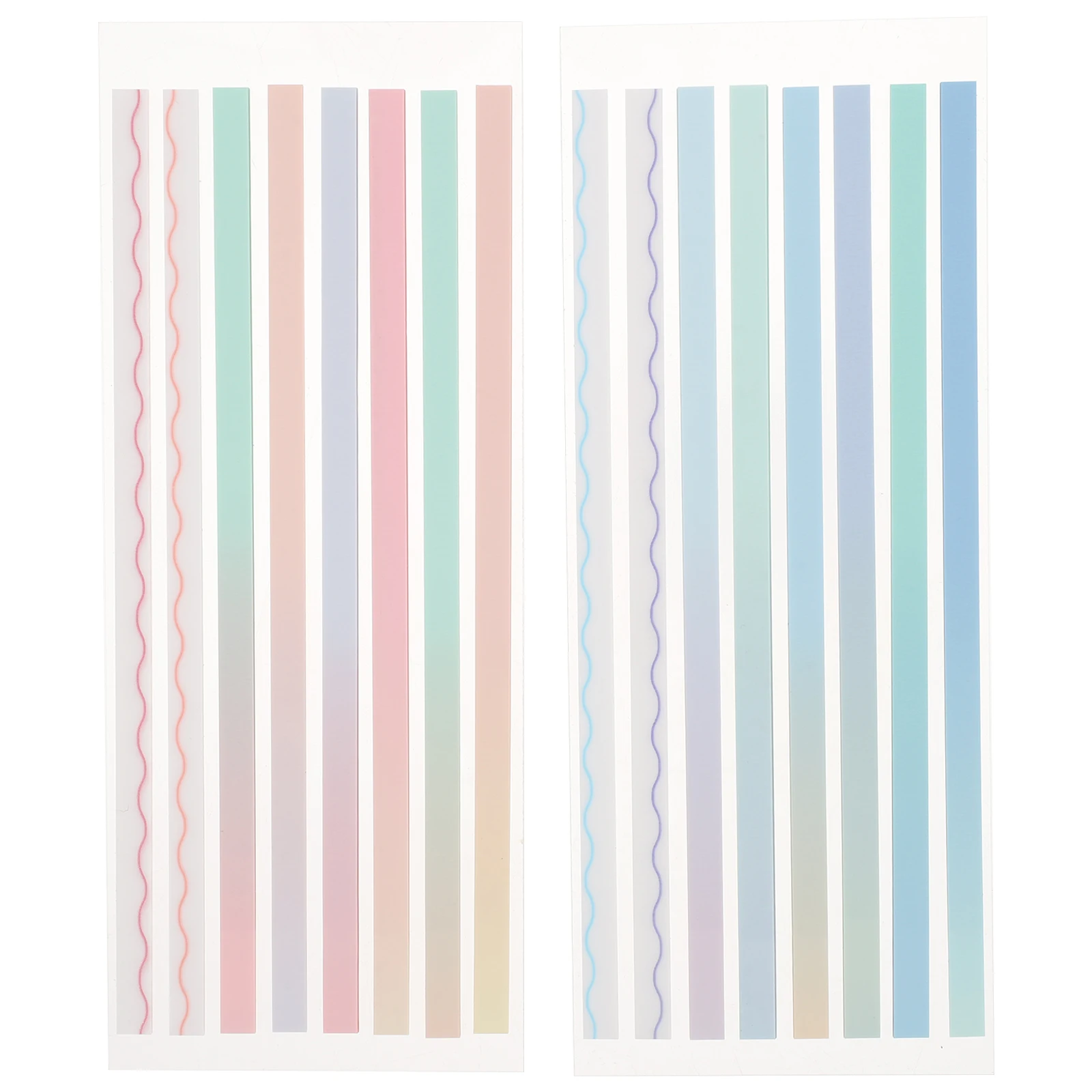 

2 set 2 Sets Long Sticky Reading Strips Colorful Book Annotation Tabs Office Supplies Index Markers For Students Book Tabs