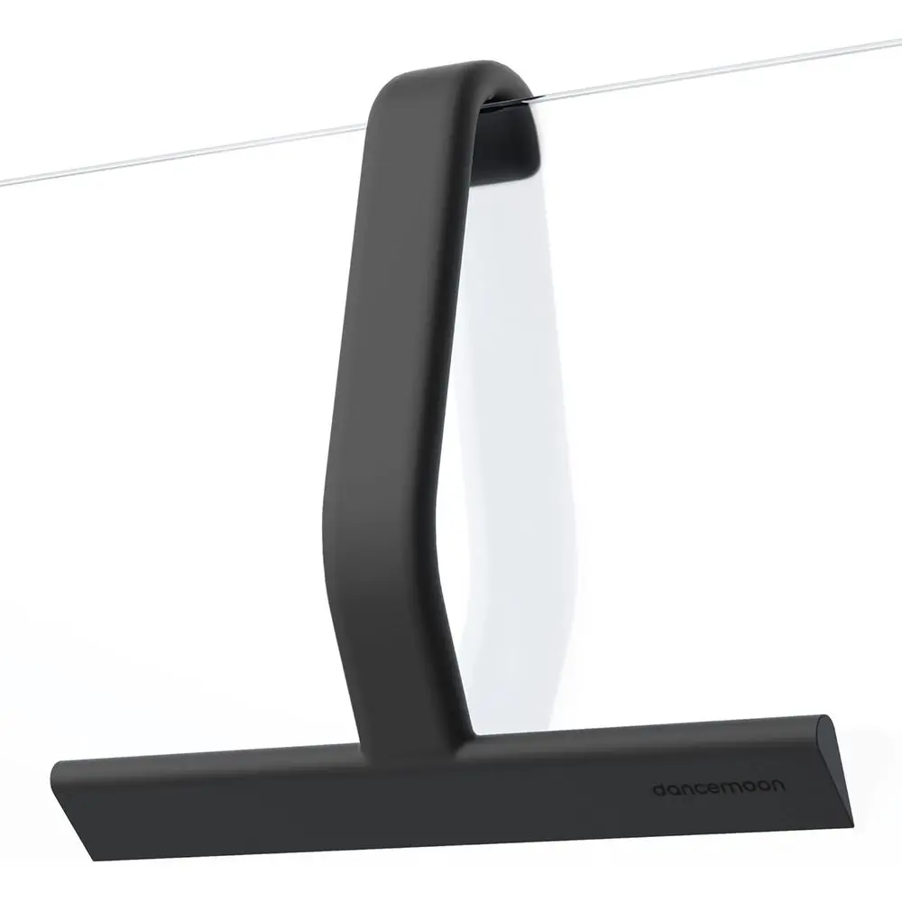 

10-дюймовый силиконовый скребок с крючком для чистки душевых кабин, стекол, зеркал и плитки без разводов