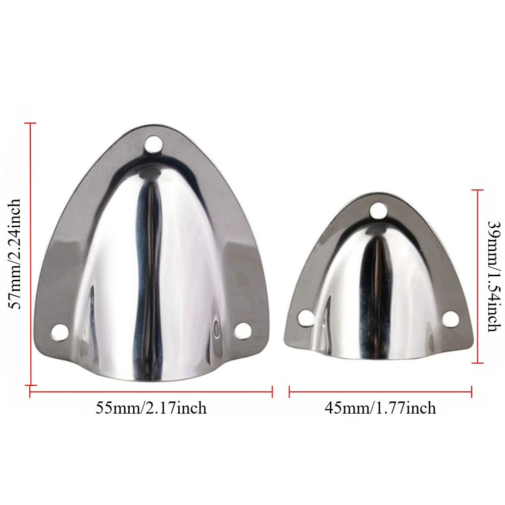 غطاء فتحة تهوية القارب متين مقاوم للتآكل ومضاد للصدأ ومقاوم للتآكل وغطاء فتحة تهوية من الفولاذ المقاوم للصدأ لملحقات القوارب واليخوت